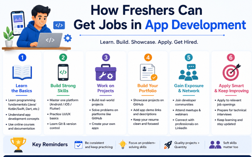 App development job preparation for freshers