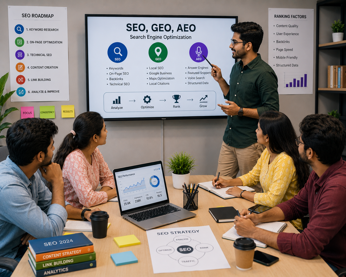 SEO AEO GEO internship training