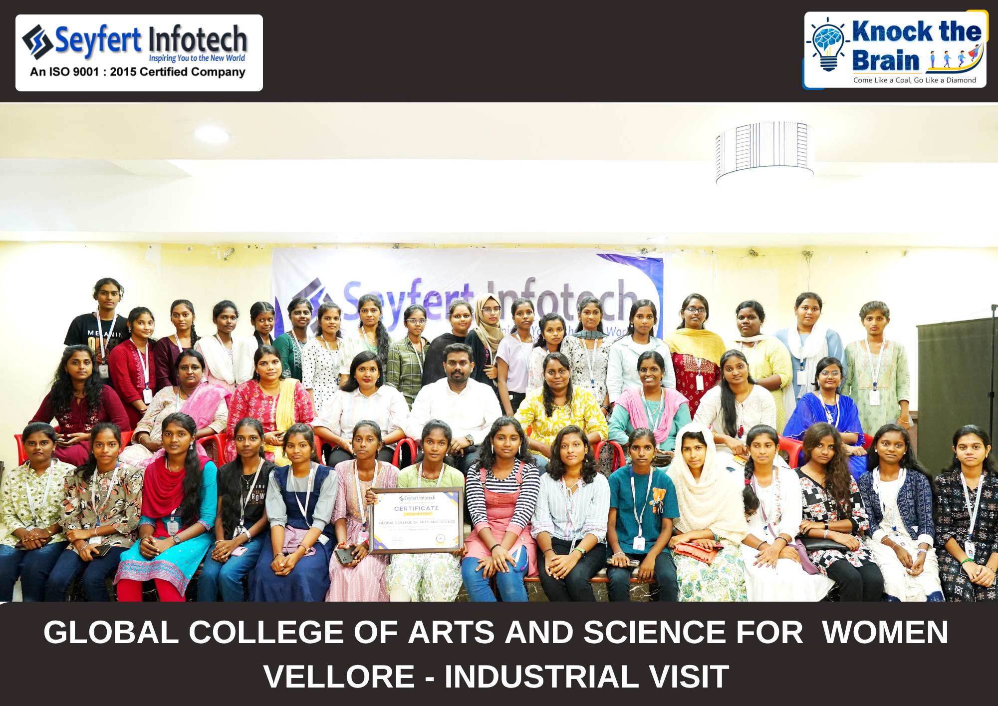 Knock The Brain industrial visit activity in Pondicherry