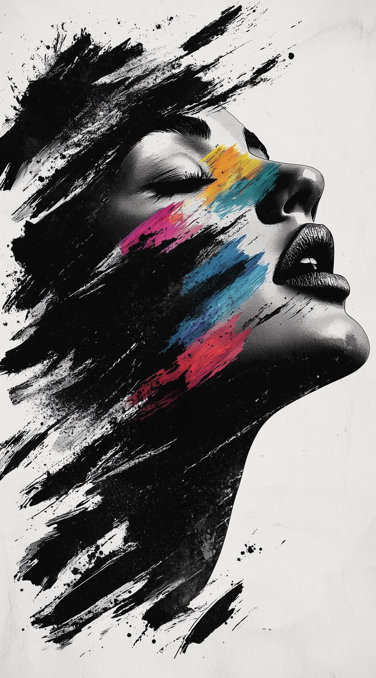 vibrant collage
